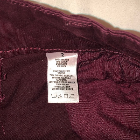 Burgundy Aero Shorts - Picture 4 of 5
